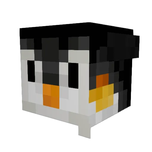 TheGrraffe Minecraft avatar head, 3D render