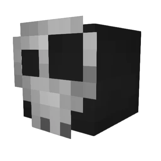 TheGrzelu Minecraft avatar head, 3D render