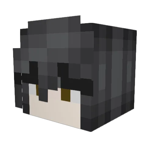 TheGullibleBrit Minecraft avatar head, 3D render