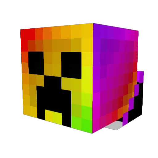 TheGunStep6 Minecraft avatar head, 3D render