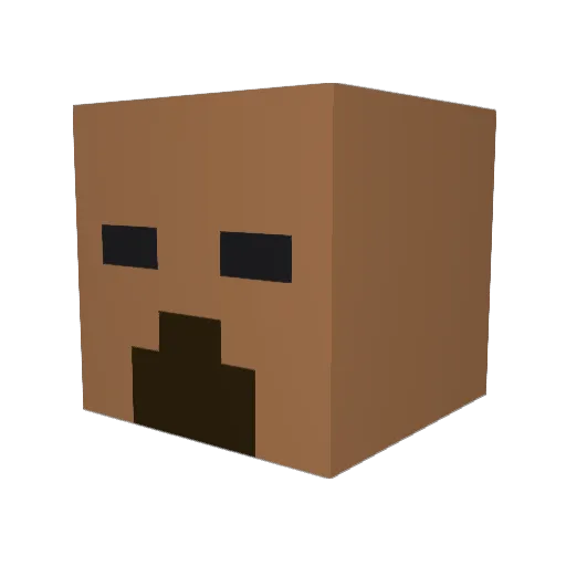 TheGuyDudeGuy Minecraft avatar head, 3D render
