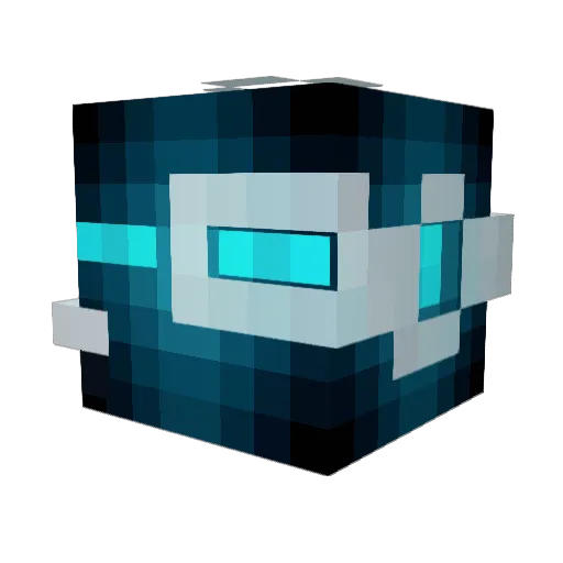 TheHackJack Minecraft avatar head, 3D render