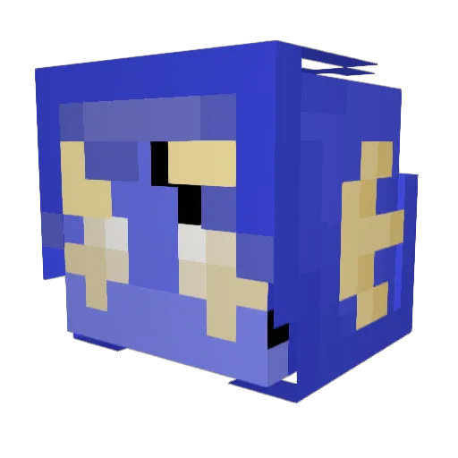 TheHacktavist Minecraft avatar head, 3D render