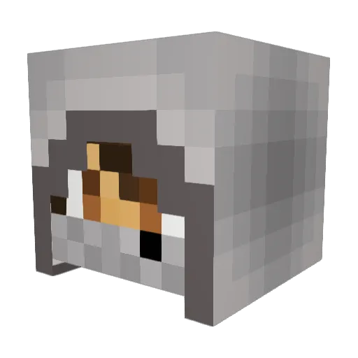 TheHadDad Minecraft avatar head, 3D render
