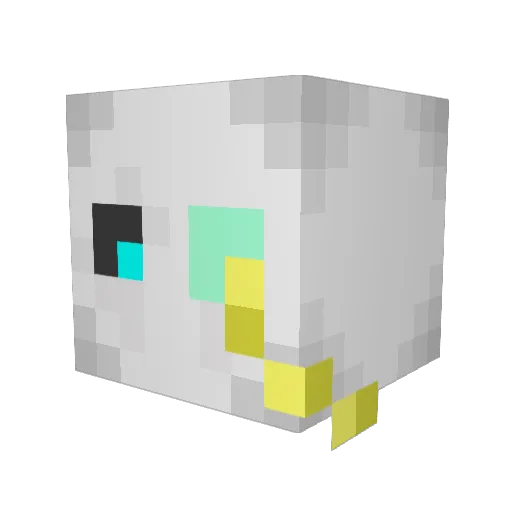 TheHadrianus Minecraft avatar head, 3D render