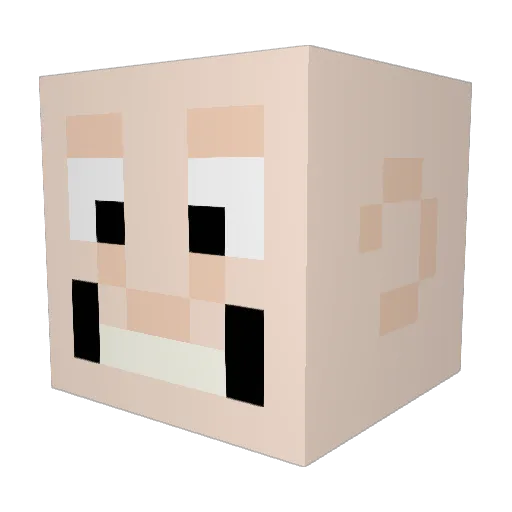 TheHalo3Rat Minecraft avatar head, 3D render