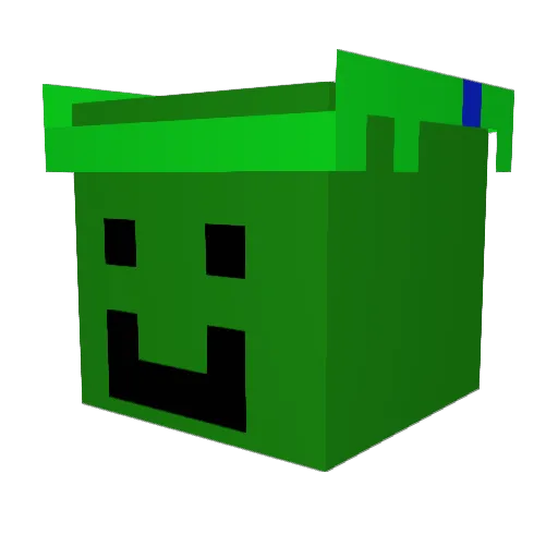 TheHam202 Minecraft avatar head, 3D render