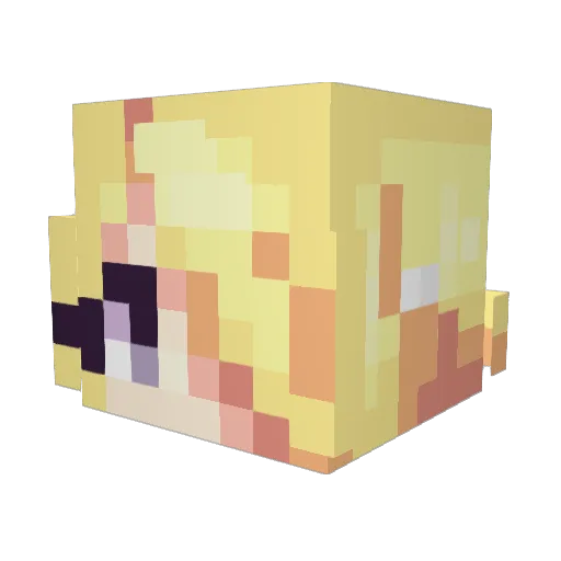 TheHambone8 Minecraft avatar head, 3D render