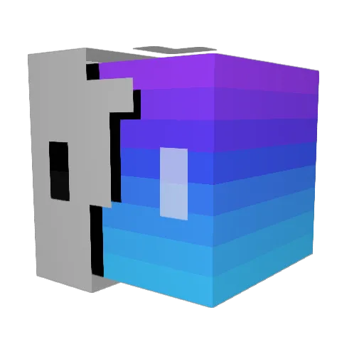 TheHankis Minecraft avatar head, 3D render