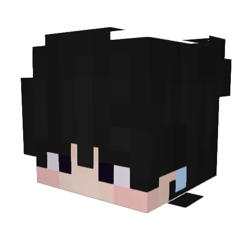 TheHao123 Minecraft avatar head, 3D render