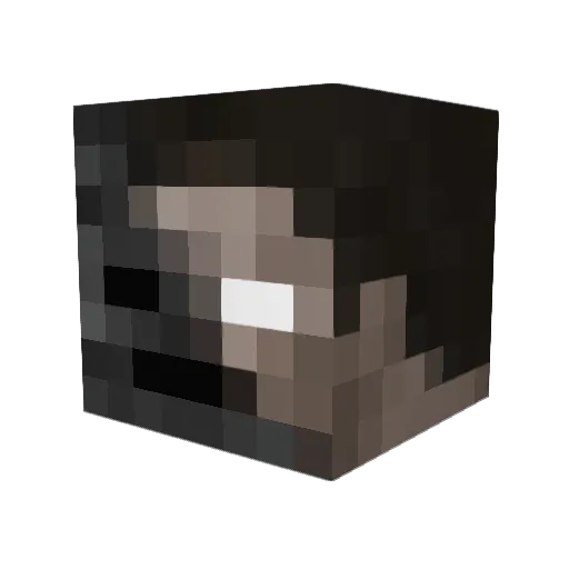 TheHappySadist Minecraft avatar head, 3D render