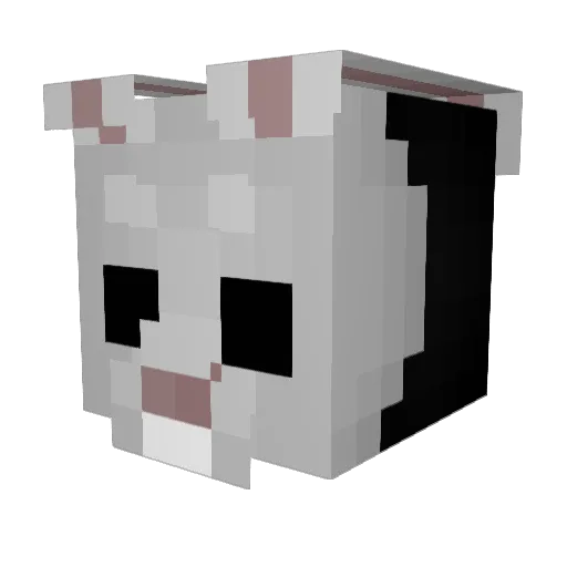 TheHare_ Minecraft avatar head, 3D render