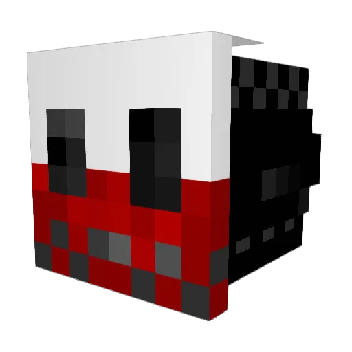 TheHarriBros Minecraft avatar head, 3D render