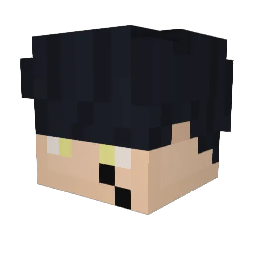 TheHarumaki Minecraft avatar head, 3D render