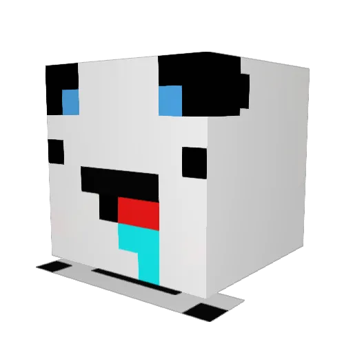 TheHashtagMaster Minecraft avatar head, 3D render