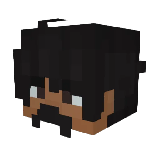 TheHeliosProject Minecraft avatar head, 3D render