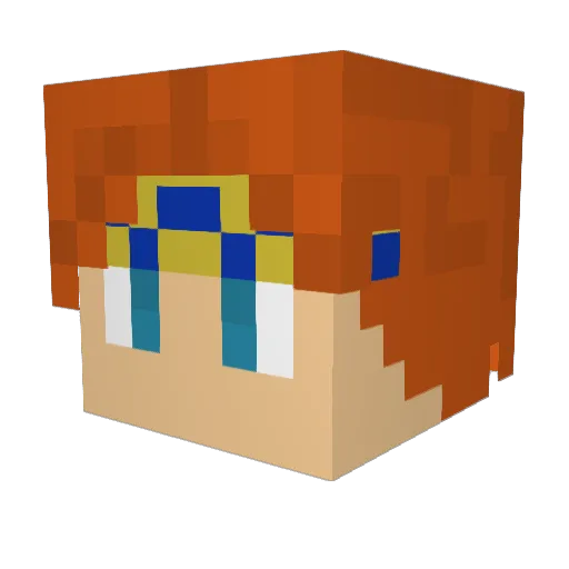 TheHephaestus42 Minecraft avatar head, 3D render