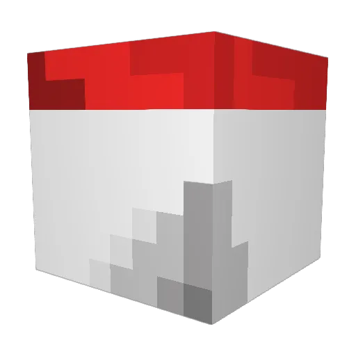 TheHermit3 Minecraft avatar head, 3D render