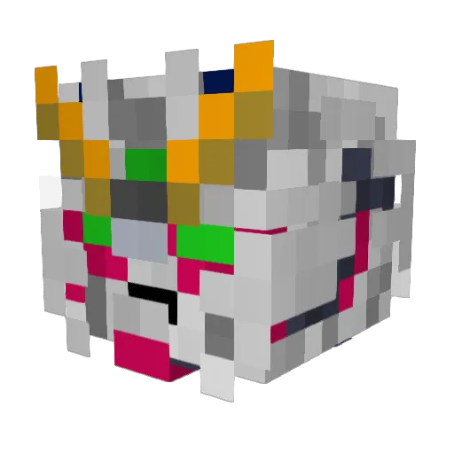 TheHero1590 Minecraft avatar head, 3D render