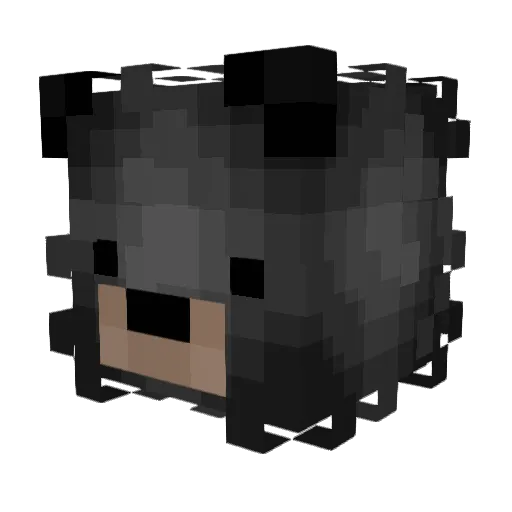 TheHeroPandas Minecraft avatar head, 3D render