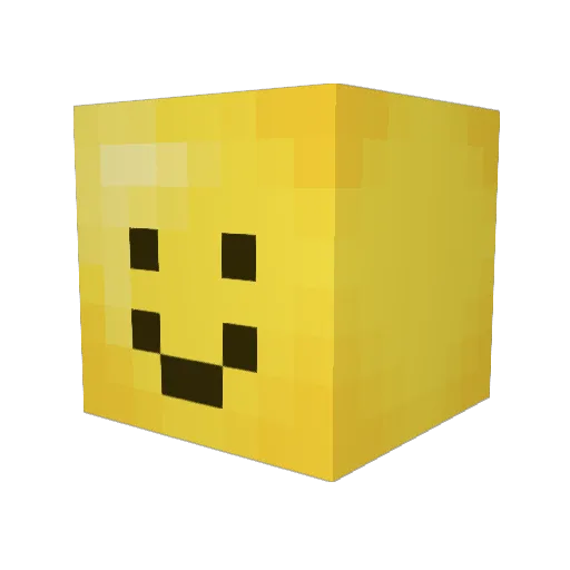TheHiddenCure Minecraft avatar head, 3D render