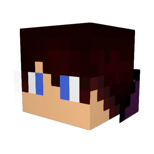 TheHiddenGamer23 Minecraft avatar head, 3D render