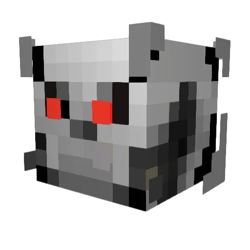 TheHiddenToxic1 Minecraft avatar head, 3D render