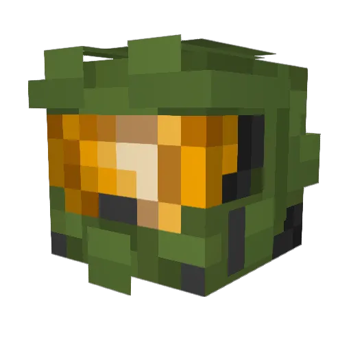 TheHidenBlade Minecraft avatar head, 3D render