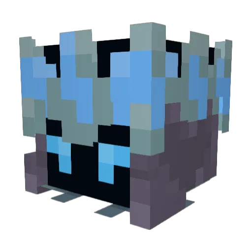 TheHighC Minecraft avatar head, 3D render