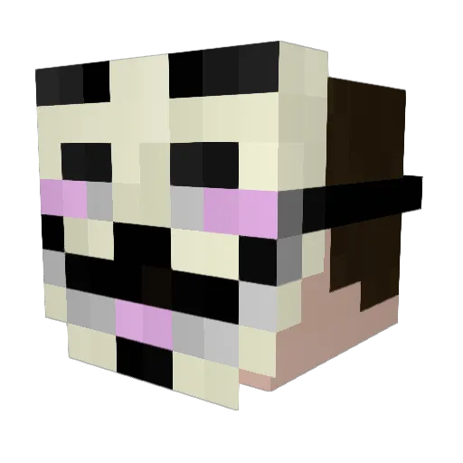 TheHighClass Minecraft avatar head, 3D render