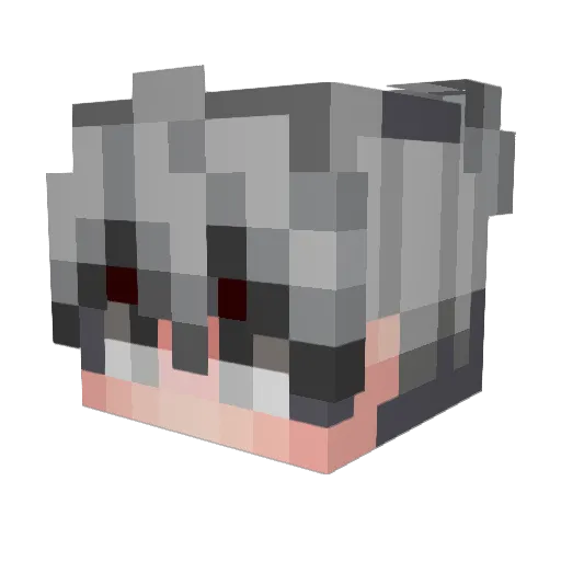 TheHizzen Minecraft avatar head, 3D render