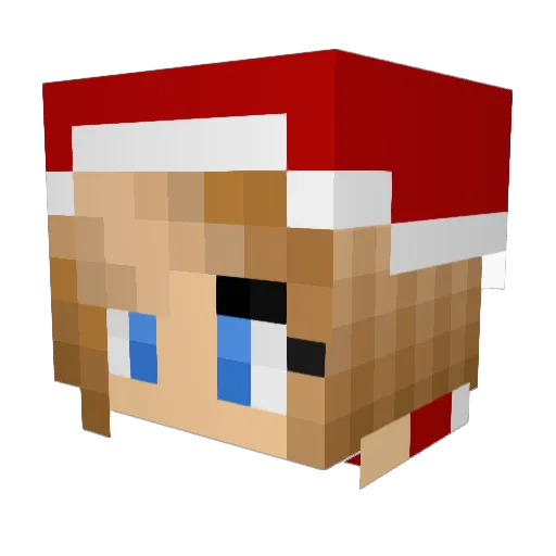 TheHobbitsking Minecraft avatar head, 3D render