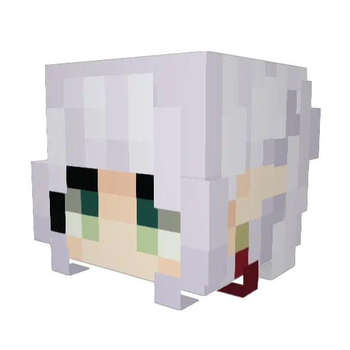 TheHollowShade47 Minecraft avatar head, 3D render