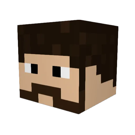 TheHolyBiscuit99 Minecraft avatar head, 3D render