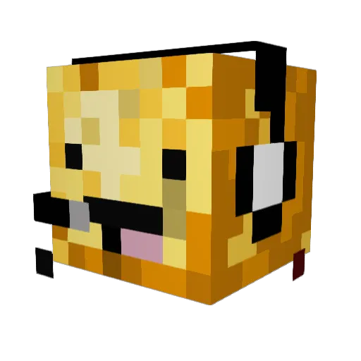 TheHolyPotato48 Minecraft avatar head, 3D render