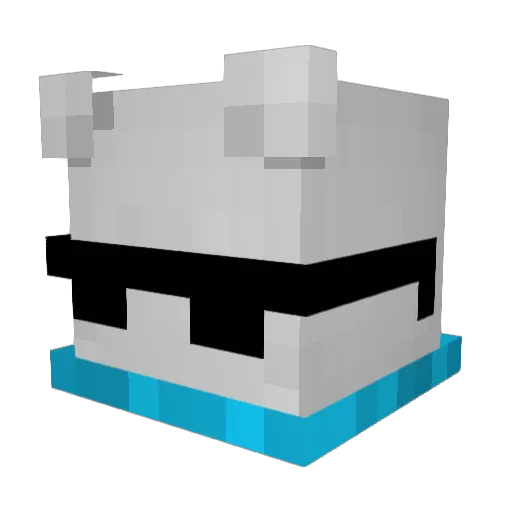 TheHomieGramps Minecraft avatar head, 3D render