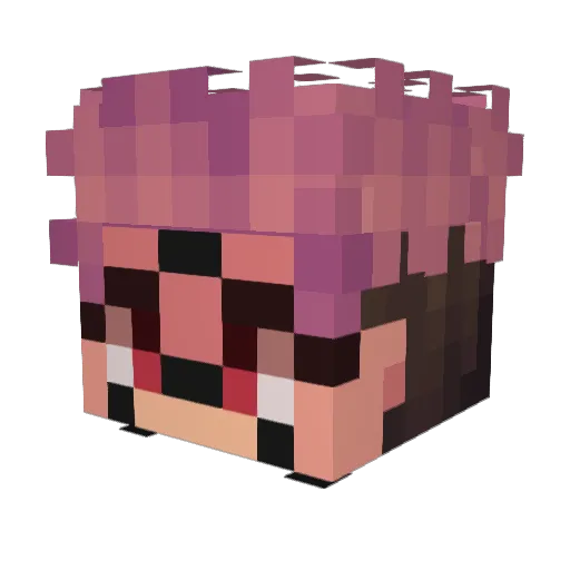 TheHonoredOne1st Minecraft avatar head, 3D render