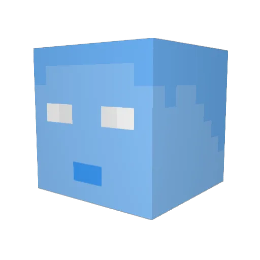 TheHotBanana Minecraft avatar head, 3D render