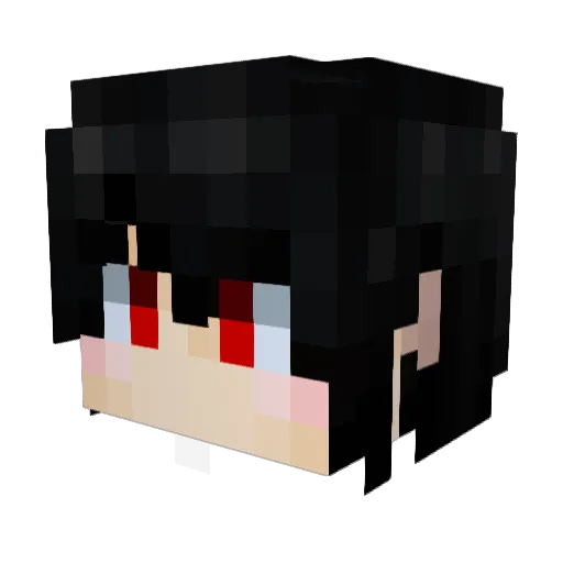 TheHotStar Minecraft avatar head, 3D render