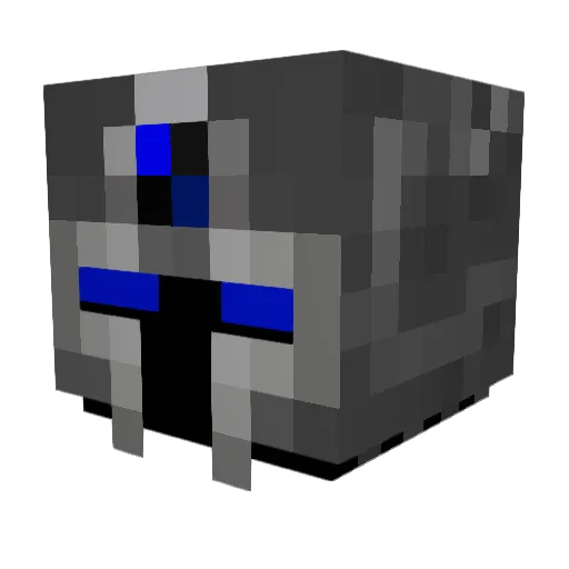 TheHound255 Minecraft avatar head, 3D render