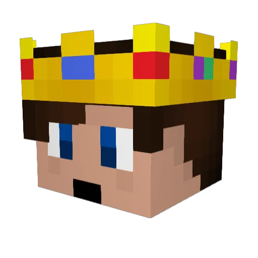 TheHouseMan76 Minecraft avatar head, 3D render