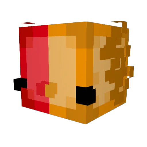 TheHuman2901 Minecraft avatar head, 3D render