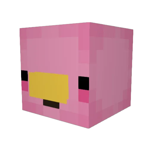 TheHumanPickle Minecraft avatar head, 3D render