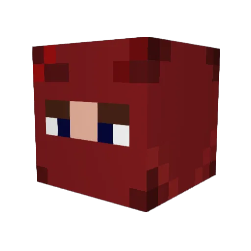TheHumanSpider03 Minecraft avatar head, 3D render
