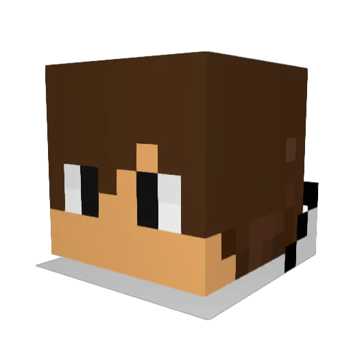 TheHummelGamer Minecraft avatar head, 3D render