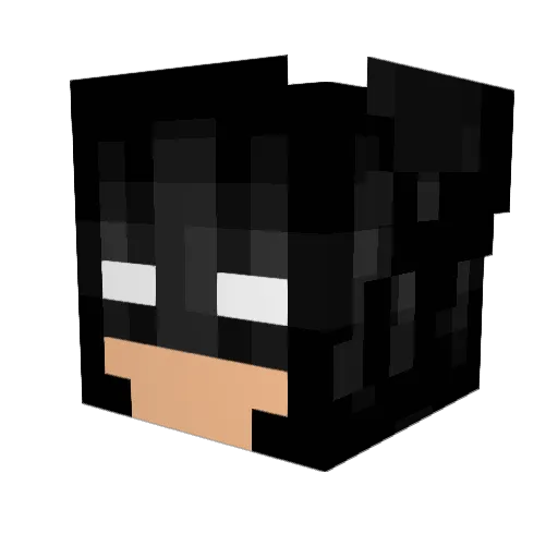 TheHunGam Minecraft avatar head, 3D render