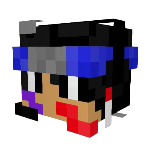 TheHuntIsBack Minecraft avatar head, 3D render
