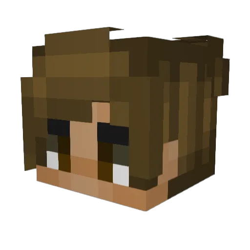 TheHunterJason Minecraft avatar head, 3D render