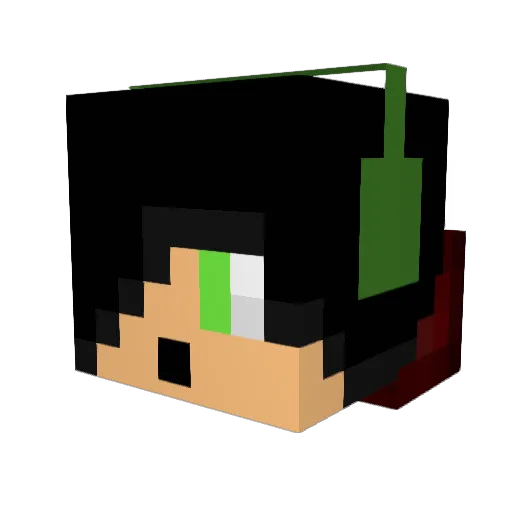 TheHunter_Andrea Minecraft avatar head, 3D render