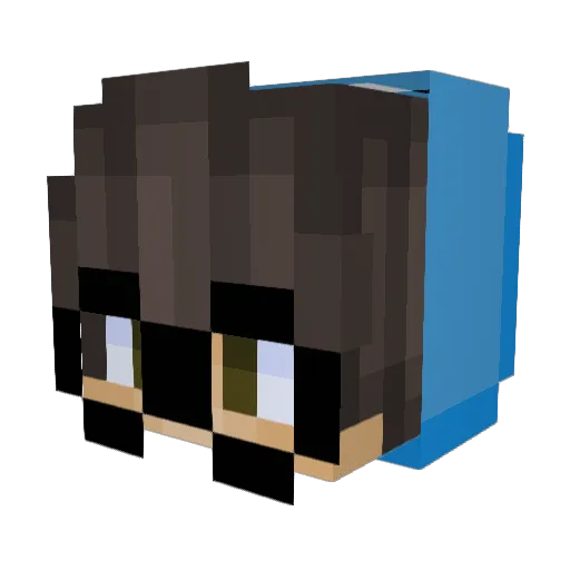 TheHyperNoah Minecraft avatar head, 3D render